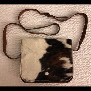Cowhide and leather purse❣️
